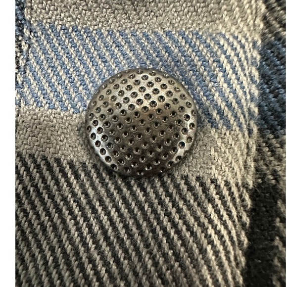 Burton Shacket Plaid Sherpa Lined Flannel DryRide Jacket Blue Black Grey Medium - Picture 5 of 9